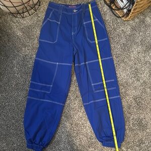 EDIKTED Blue Cargo Pants